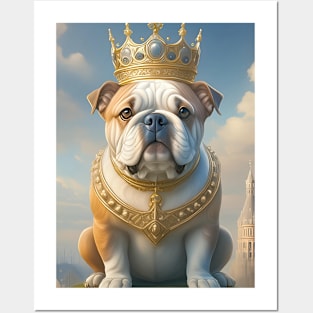 Bulldog king Art Posters and Art